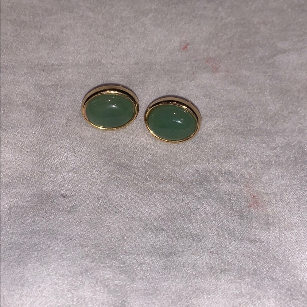 greenish blue earrings